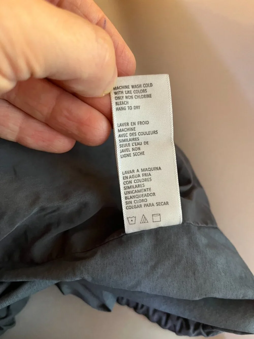 Standard James Perse Size 2 (M) Grey Fishtail Parka Jacket